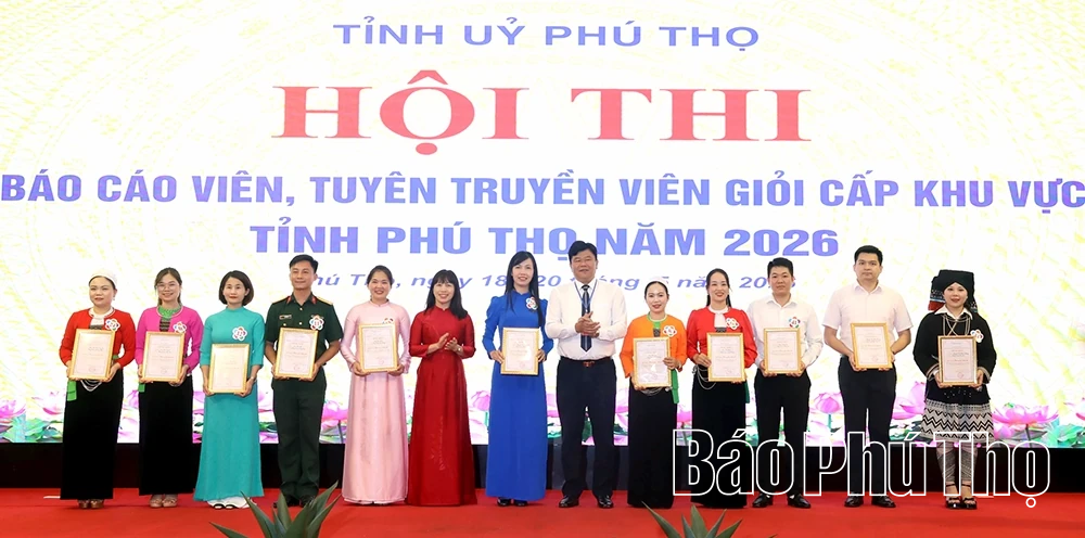 Bế mạc và trao giải Hội thi Báo cáo viên, tuyên truyền viên giỏi khu vực Hòa Bình
