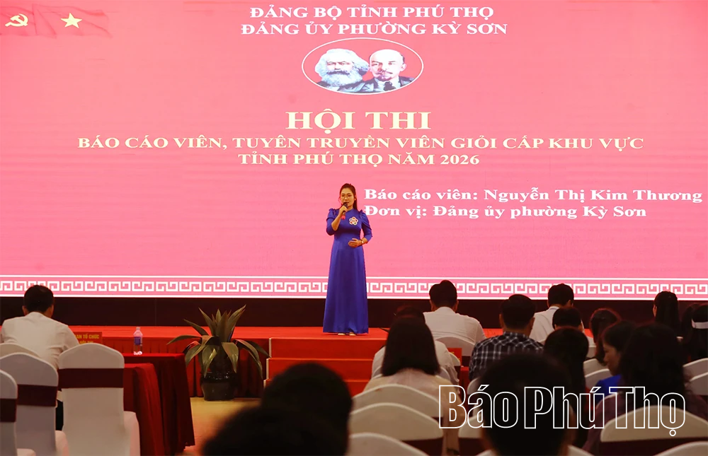 46 thí sinh dự Hội thi tuyên truyền viên giỏi cấp khu vực