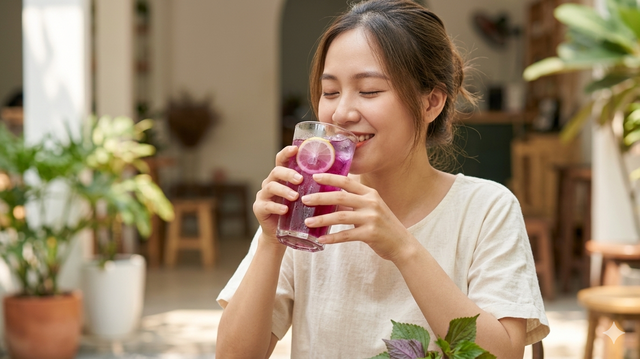 Nước lá tía tô tươi và tía tô khô, loại nào tốt hơn cho sức khỏe?
