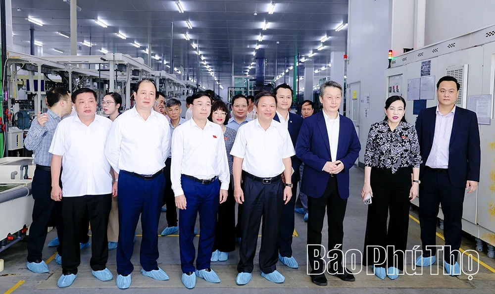 Ủy ban Khoa học, Công nghệ và Môi trường của Quốc hội khảo sát công tác bảo vệ môi trường tại Khu công nghiệp Bá Thiện II