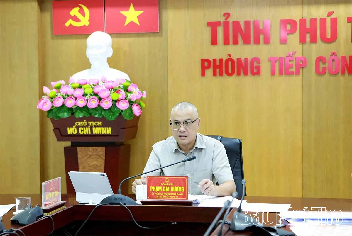 Bí thư Tỉnh ủy Phạm Đại Dương chủ trì kỳ tiếp công dân tháng 5