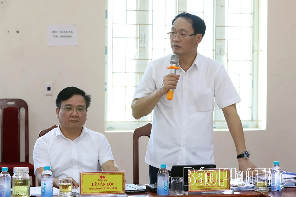 Thông qua dự thảo báo cáo kết quả giám sát đối với Ban Thường vụ Đảng ủy xã Quyết Thắng và Thượng Cốc