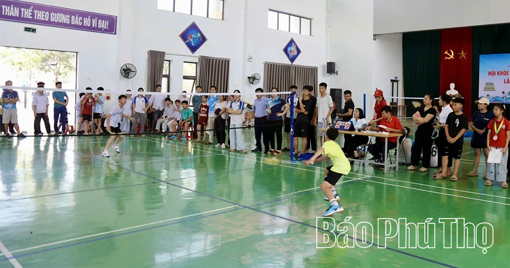 Hơn 500 vận động viên tham gia Hội khỏe Phù Đổng xã Vĩnh Tường lần thứ I