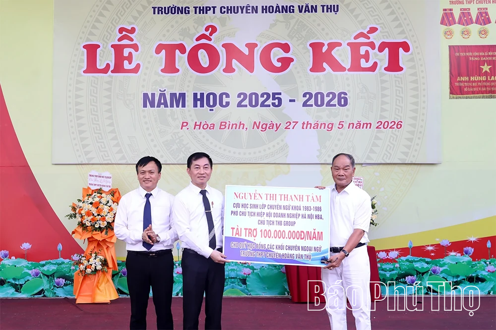 Trường THPT Chuyên Hoàng Văn Thụ tổng kết năm học 2025-2026
