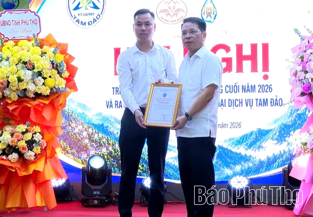 Ra mắt Hợp tác xã Sản xuất và thương mại dịch vụ Tam Đảo