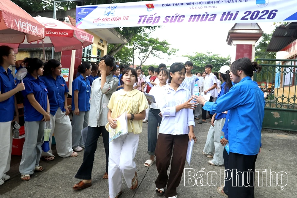 Hội đồng coi thi THPT Cao Phong: Ngày thi đầu vào lớp 10 an toàn, nghiêm túc