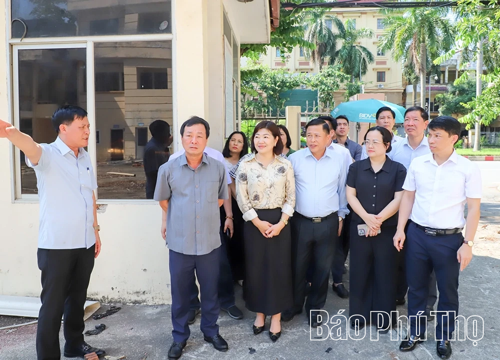 Kiểm tra thực trạng quản lý tài sản dôi dư, thiết chế văn hóa tại các phường Tân Hòa, Kỳ Sơn, Hòa Bình