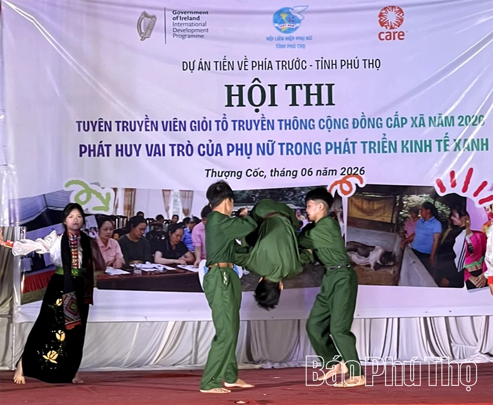 Hội thi Tuyên truyền viên giỏi mô hình “Tổ truyền thông cộng đồng” xã Thượng Cốc