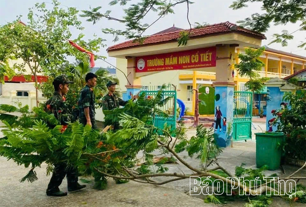Vạn Xuân khẩn trương khắc phục hậu quả mưa dông