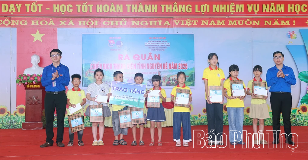 Ra quân Chiến dịch Thanh niên tình nguyện hè năm 2026