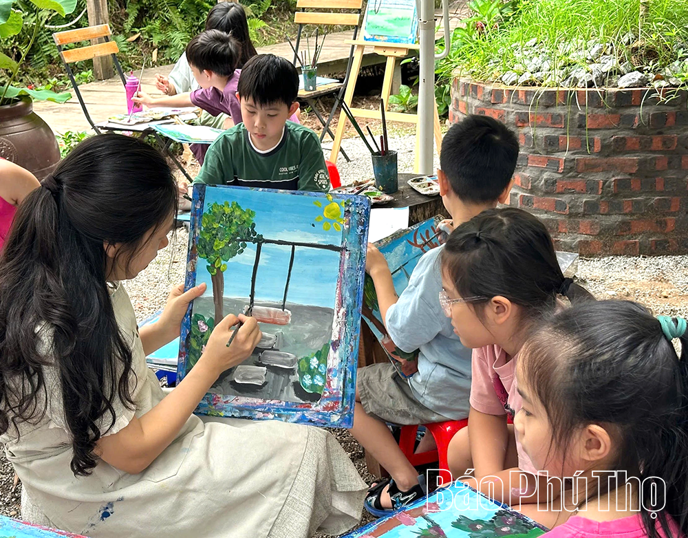 Lớp vẽ Summer - Nơi tâm hồn “bật” sắc màu