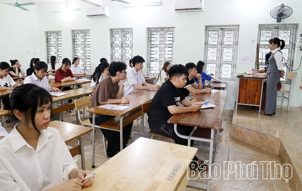 Điểm thi Trường THPT Ngô Quyền: Thí sinh tự tin hoàn thành môn thi đầu tiên