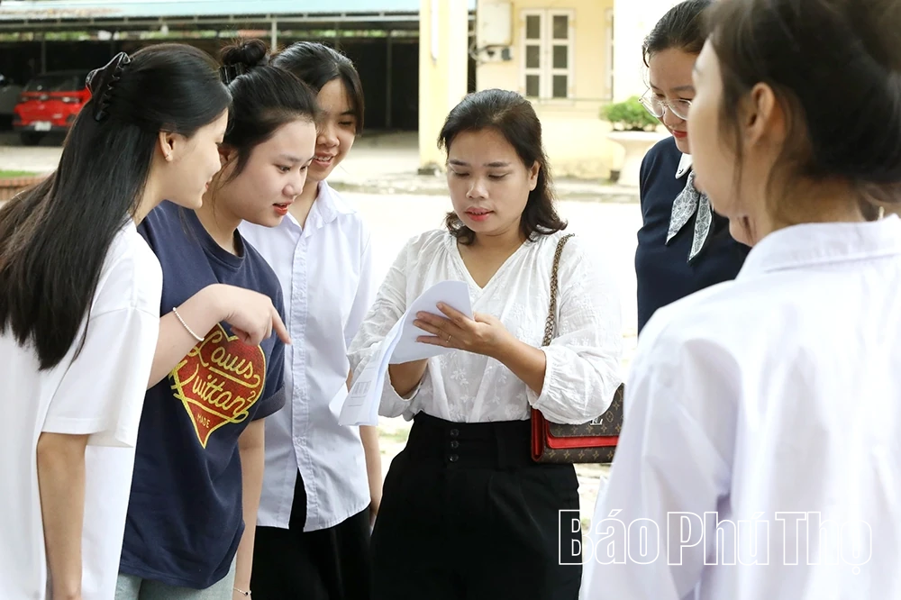 Điểm thi Trường THPT Ngô Quyền: Thí sinh tự tin hoàn thành môn thi đầu tiên