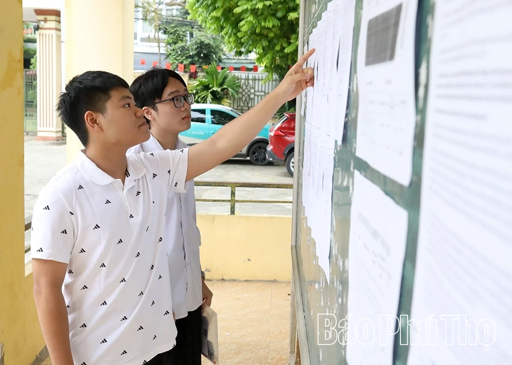 Điểm thi Trường THPT Ngô Quyền: Thí sinh tự tin hoàn thành môn thi đầu tiên