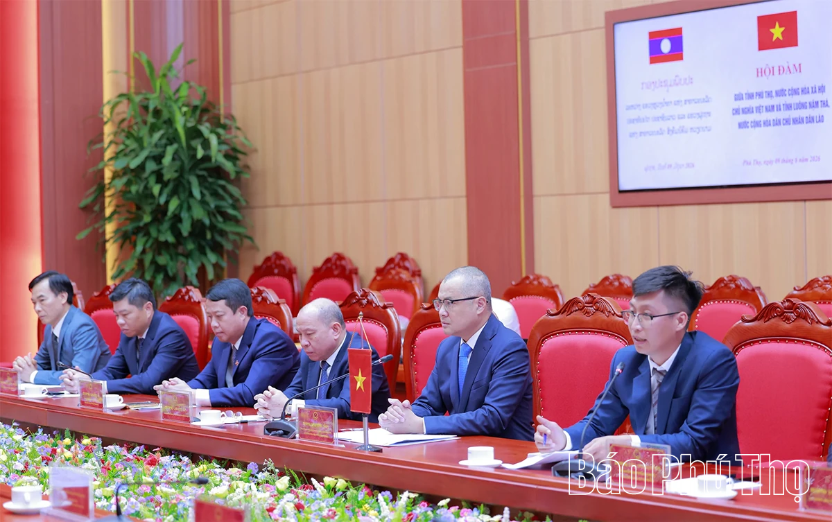 Thắt chặt tình hữu nghị đặc biệt, thúc đẩy hợp tác toàn diện giữa Phú Thọ và Luông Nậm Thà