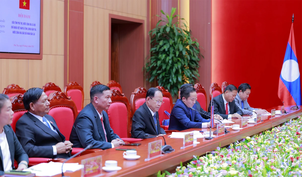 Thắt chặt tình hữu nghị đặc biệt, thúc đẩy hợp tác toàn diện giữa Phú Thọ và Luông Nậm Thà