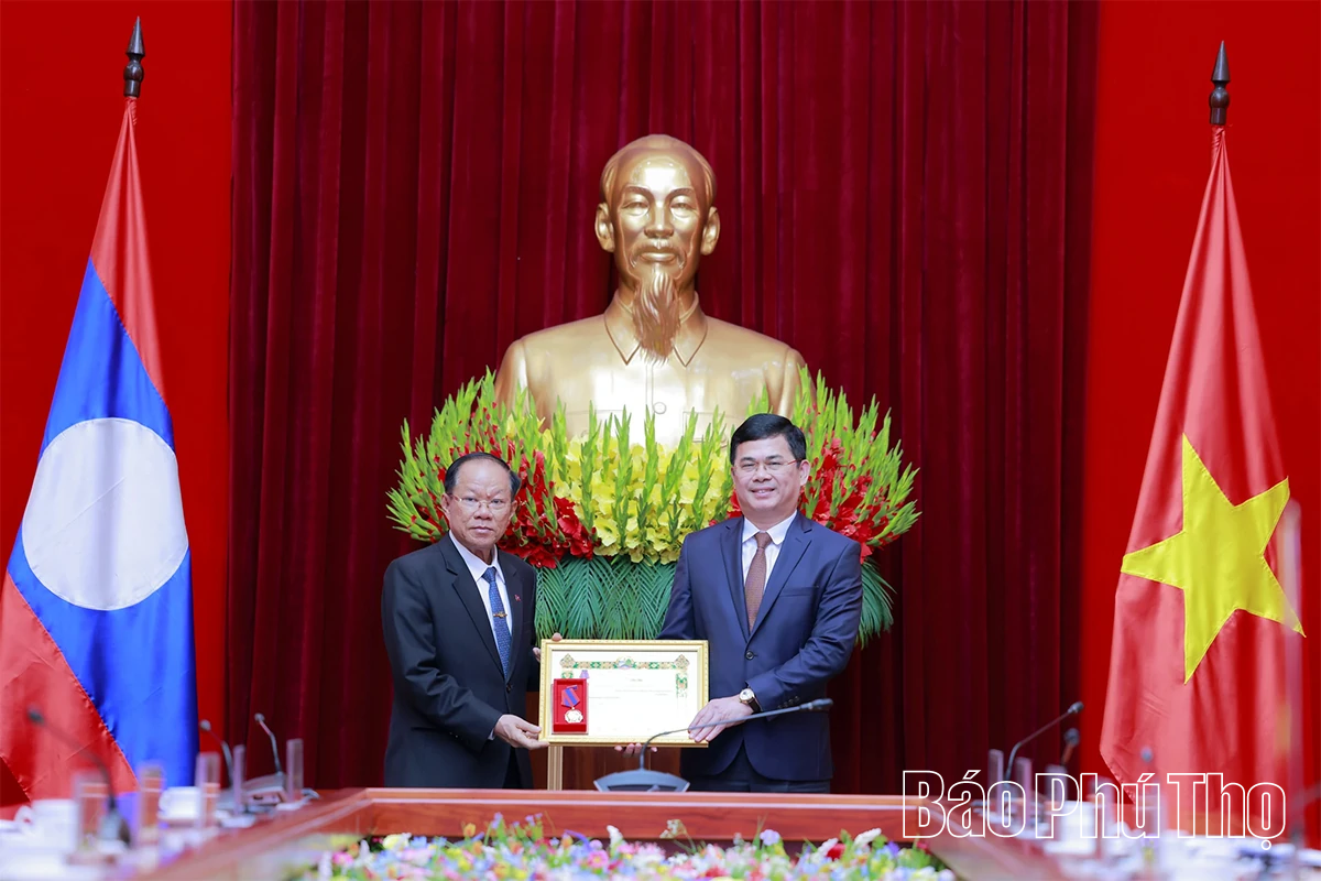 Thắt chặt tình hữu nghị đặc biệt, thúc đẩy hợp tác toàn diện giữa Phú Thọ và Luông Nậm Thà