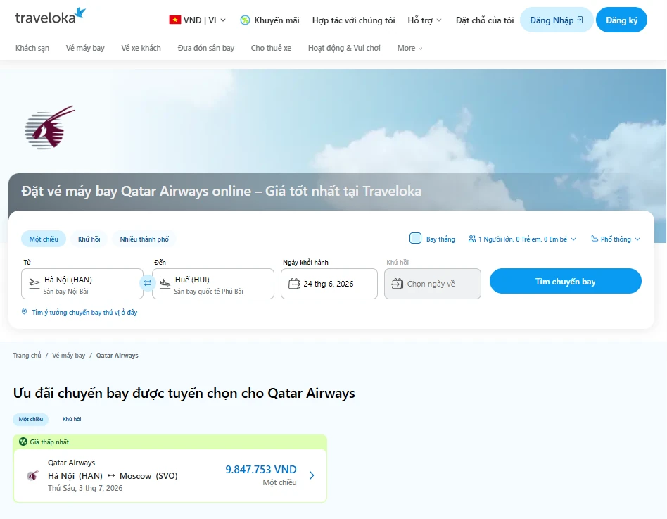 Chạm tay giấc mơ quốc tế với Korean Air, Qatar Airways ngay trên Traveloka