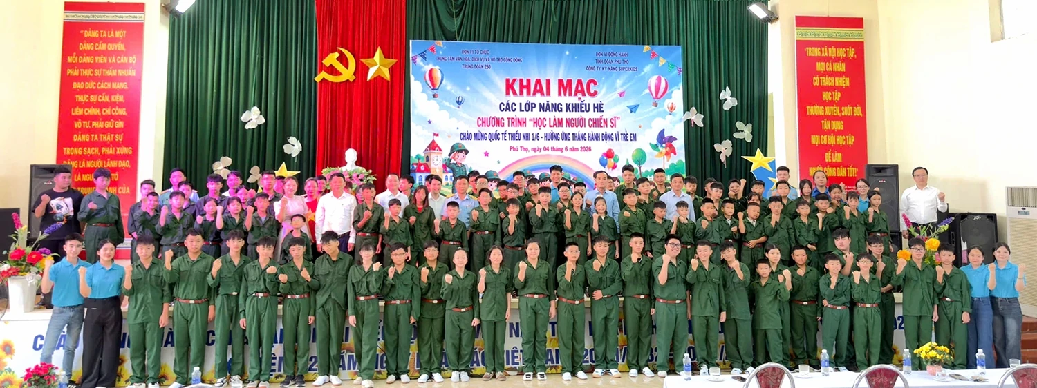 Bồi đắp lòng yêu nước từ chương trình “Học làm người chiến sĩ”