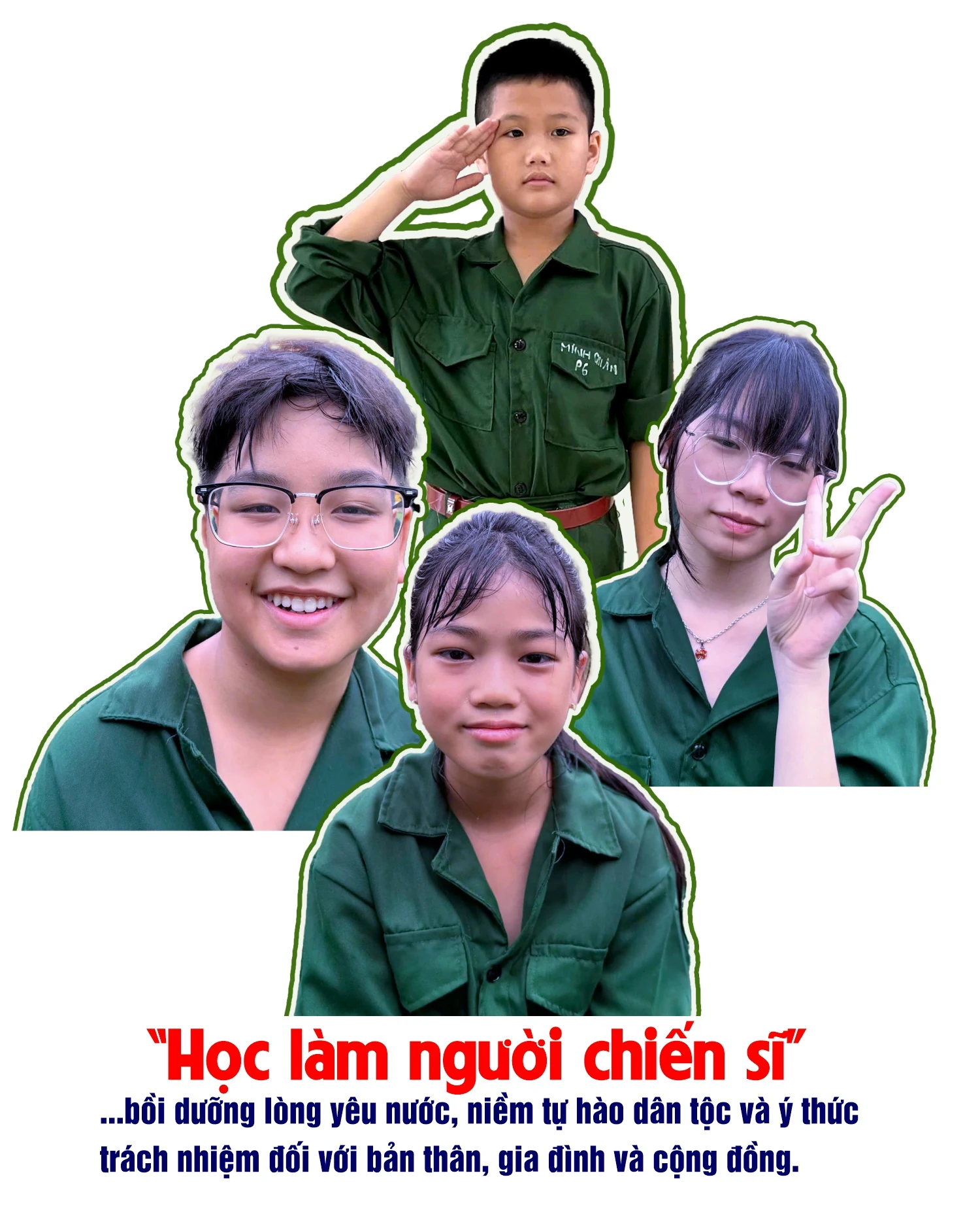 Bồi đắp lòng yêu nước từ chương trình “Học làm người chiến sĩ”