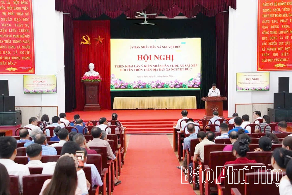 Tích cực thực hiện sắp xếp thôn, tổ dân phố