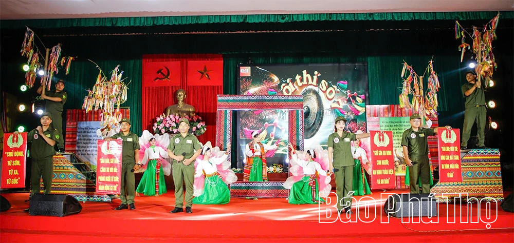 Hội thi Lực lượng tham gia bảo vệ an ninh, trật tự ở cơ sở giỏi tỉnh Phú Thọ lần thứ I năm 2026 - Cụm thi số 6