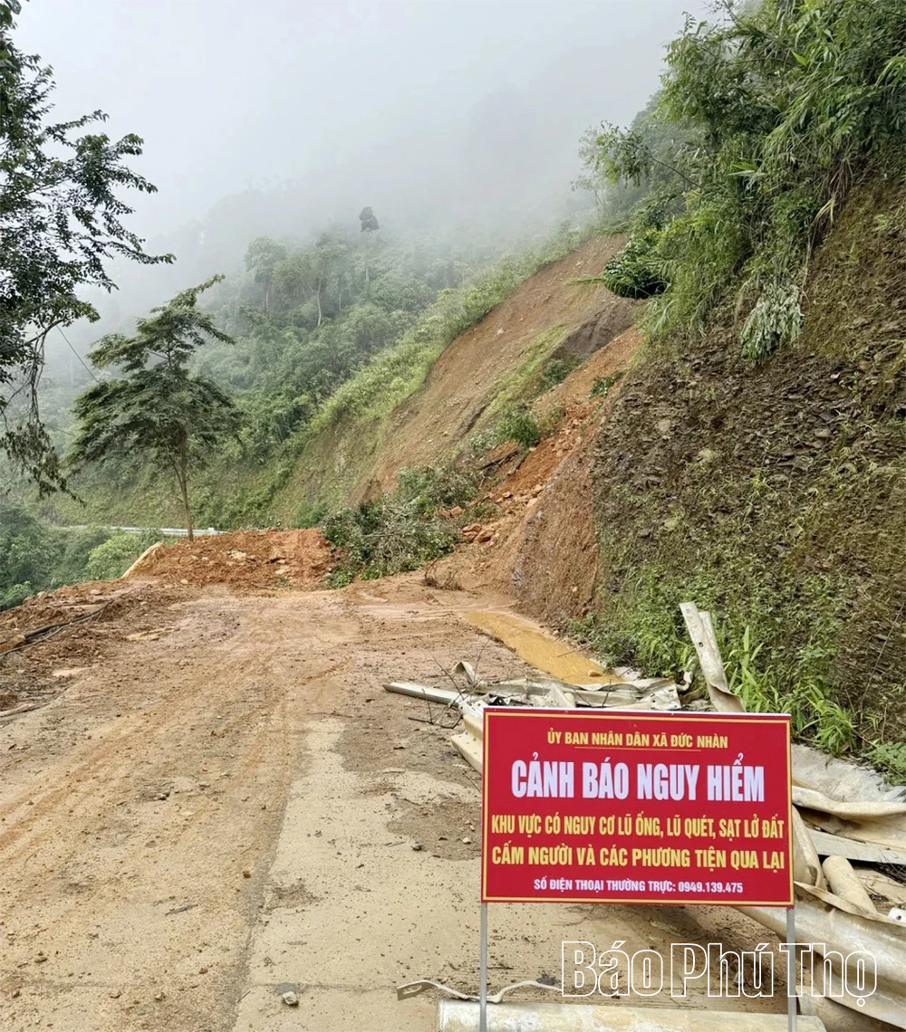 Nguy cơ rủi ro bủa vây tỉnh lộ 433 mùa mưa bão