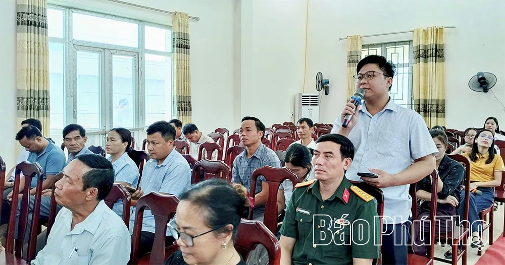 Tổ đại biểu số 17 HĐND tỉnh tiếp xúc cử tri trước Kỳ họp thứ Ba, HĐND tỉnh khóa XX