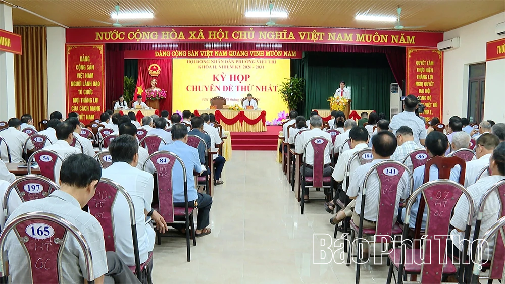 Kỳ họp chuyên đề thứ Nhất HĐND phường Việt Trì