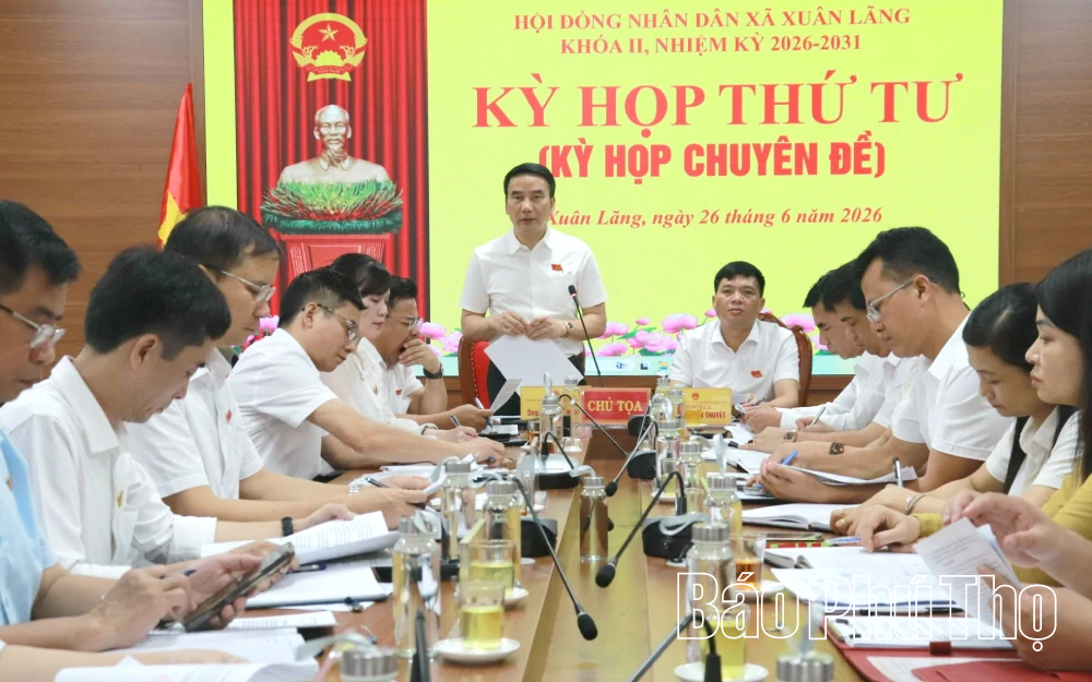 HĐND xã Xuân Lãng thông qua nghị quyết sắp xếp thôn và quyết nghị nhiều nội dung quan trọng