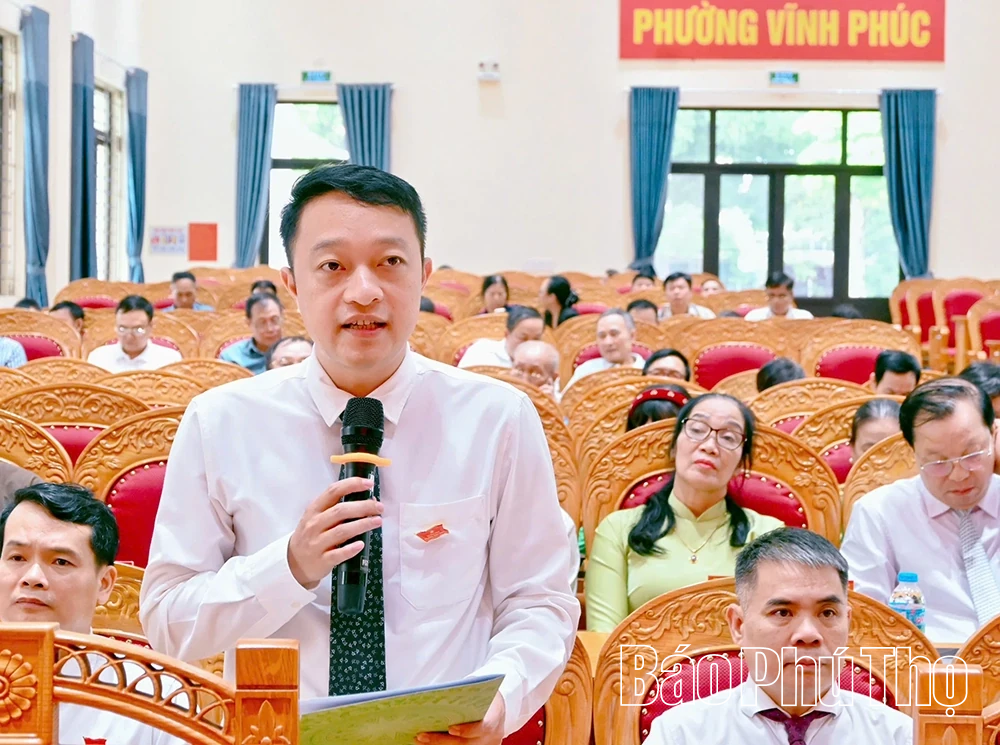 HĐND phường Vĩnh Phúc quyết nghị nhiều nội dung quan trọng
