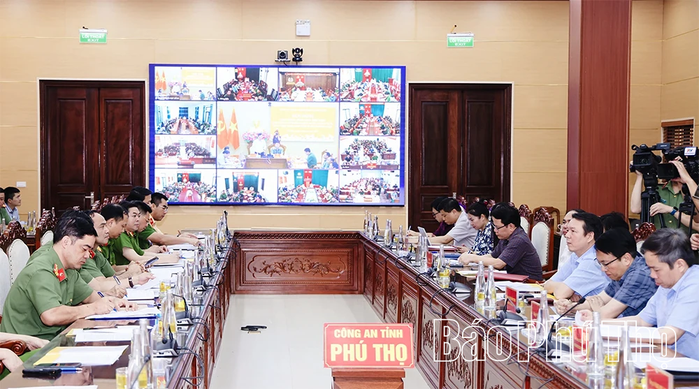 Phú Thọ tiên phong tổ chức hội nghị trực tuyến toàn tỉnh về phòng ngừa vi phạm pháp luật trong lứa tuổi học sinh