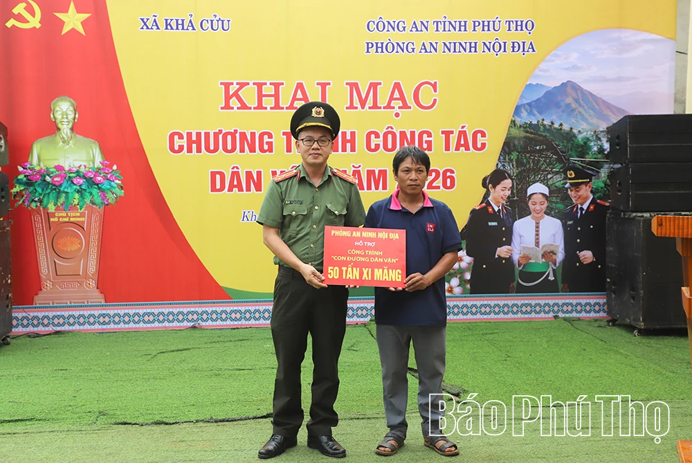 Khả Cửu ra quân triển khai Chương trình công tác dân vận năm 2026