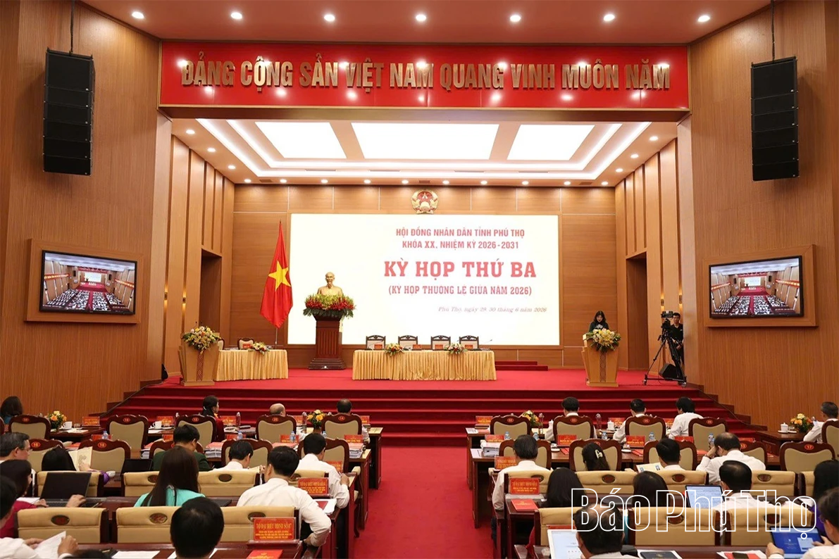 Sáng nay, HĐND tỉnh Phú Thọ khóa XX khai mạc kỳ họp thường lệ giữa năm