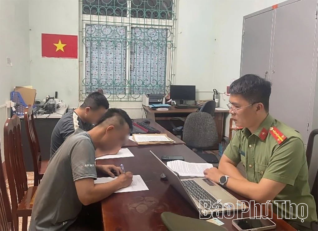 Công an xã Lập Thạch giữ vững bình yên nơi cơ sở
