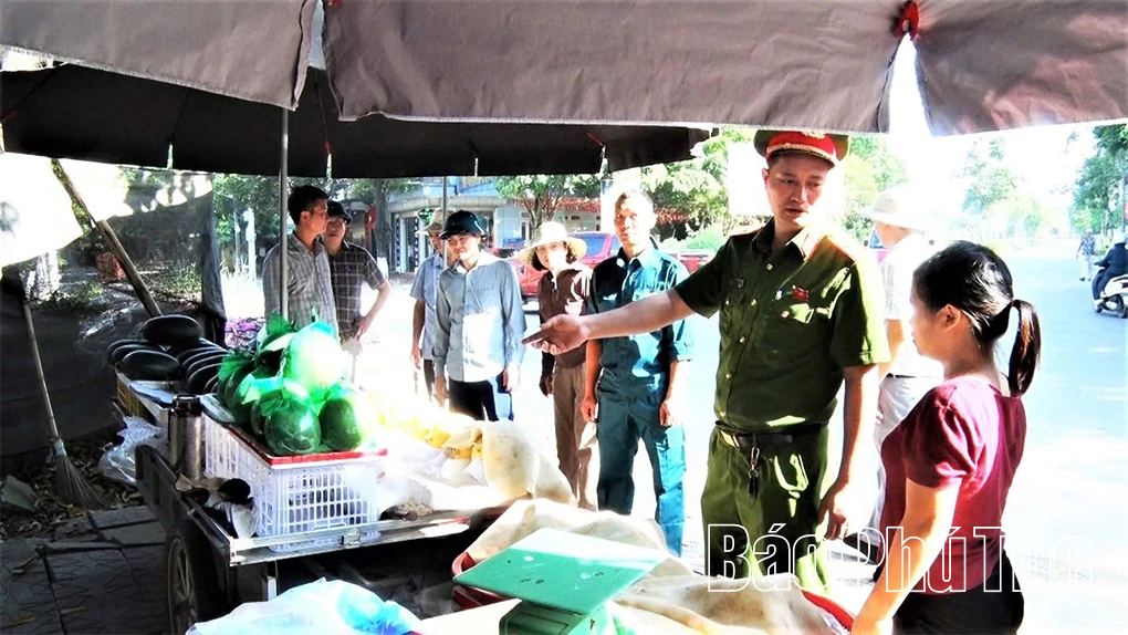 Công an xã Lập Thạch giữ vững bình yên nơi cơ sở