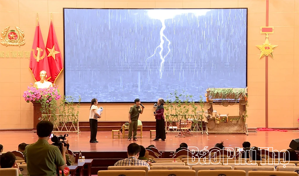 Tổng duyệt Hội thi Lực lượng tham gia bảo vệ an ninh, trật tự ở cơ sở giỏi tỉnh Phú Thọ lần thứ Nhất năm 2026