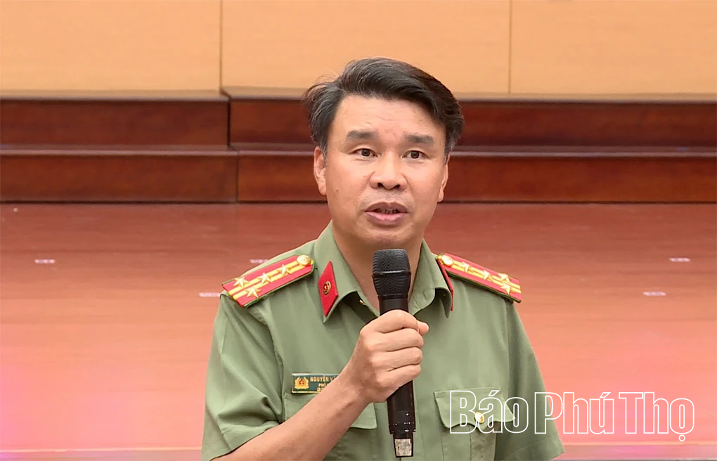 Tổng duyệt Hội thi Lực lượng tham gia bảo vệ an ninh, trật tự ở cơ sở giỏi tỉnh Phú Thọ lần thứ Nhất năm 2026