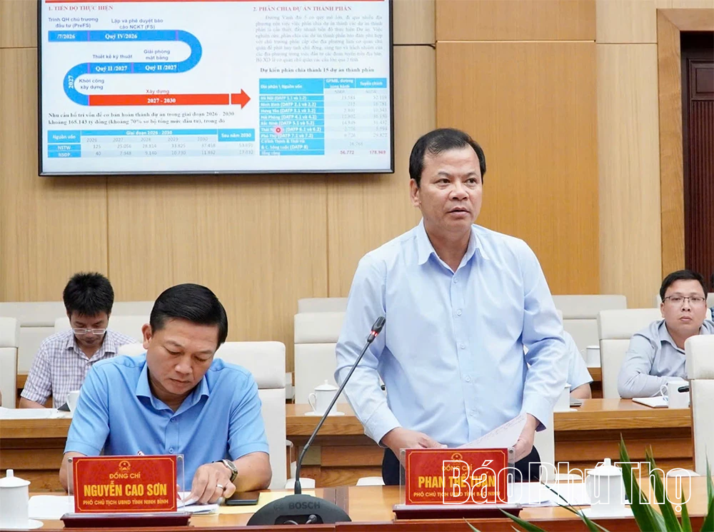 Khảo sát Dự án đường Vành đai 5 qua tỉnh Phú Thọ