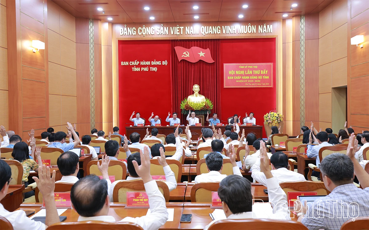 Hội nghị Ban Chấp hành Đảng bộ tỉnh lần thứ Bảy: Quyết liệt hành động, hoàn thành toàn diện các mục tiêu năm 2026