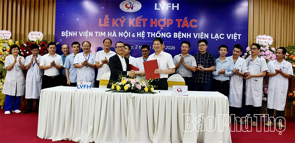 Hệ thống Bệnh viện Hữu nghị Lạc Việt và Bệnh viện Tim Hà Nội hợp tác nâng cao chất lượng điều trị tim mạch
