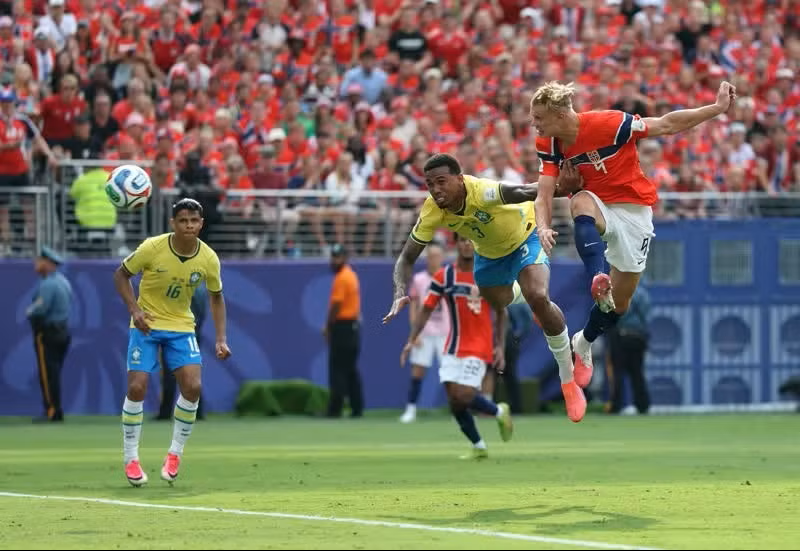 Haaland lập cú đúp, Na Uy gây địa chấn loại Brazil khỏi World Cup