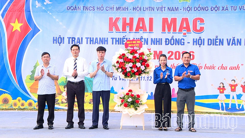 Tu Vũ khai mạc Hội trại thanh thiếu niên nhi đồng hè 2026