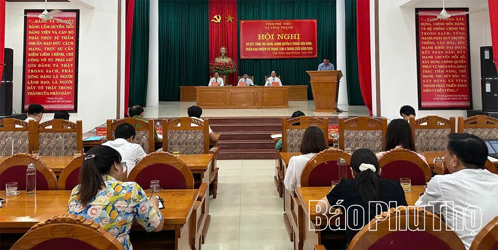 Xã Vĩnh Thành triển khai nhiệm vụ 6 tháng cuối năm 2026