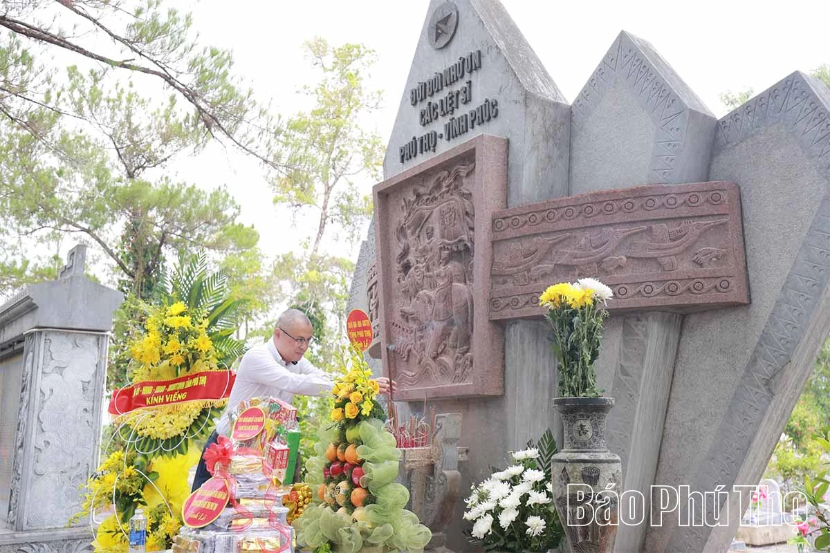 Lễ động thổ cải tạo, nâng cấp khu mộ liệt sĩ tỉnh Phú Thọ tại Nghĩa trang Liệt sĩ Quốc gia Trường Sơn và Nghĩa trang Liệt sĩ Quốc gia Đường 9