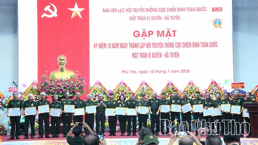 Gặp mặt Hội truyền thống Cựu chiến binh toàn quốc Mặt trận Vị Xuyên - Hà Tuyên