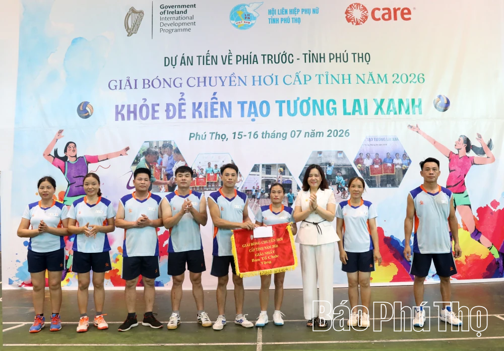 Giải bóng chuyền hơi lan tỏa phong trào rèn luyện thể thao