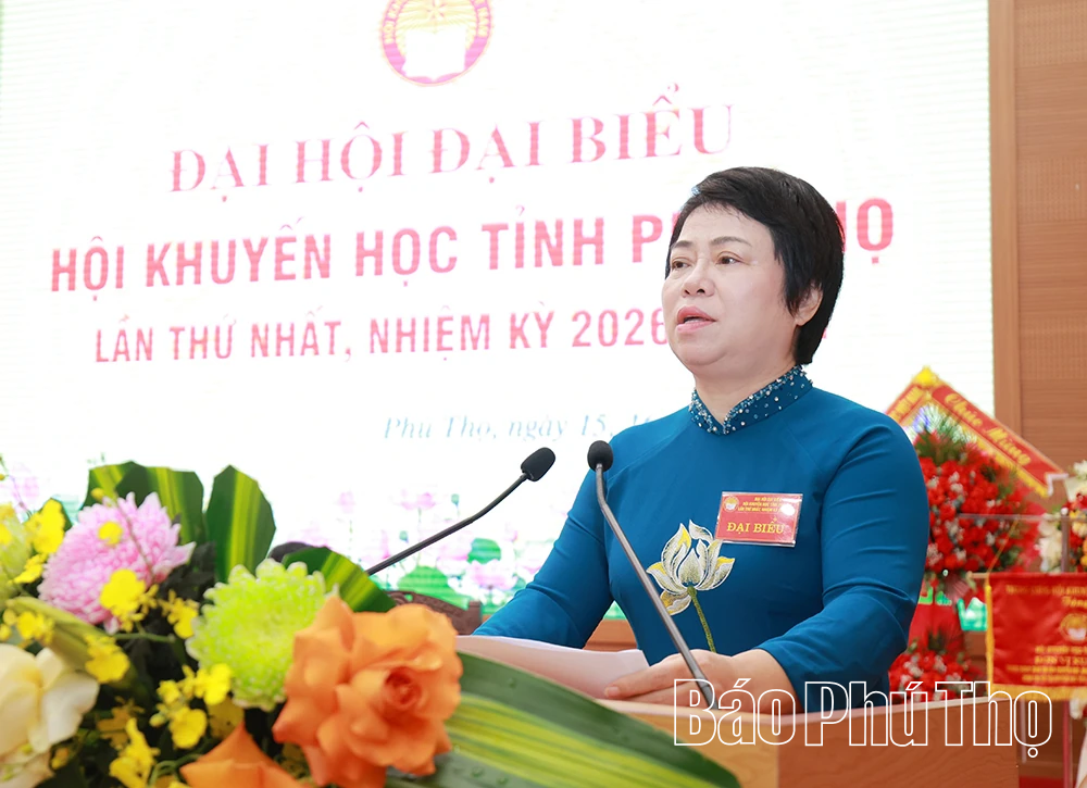 Đại hội đại biểu Hội Khuyến học tỉnh Phú Thọ lần thứ I, nhiệm kỳ 2026 - 2031