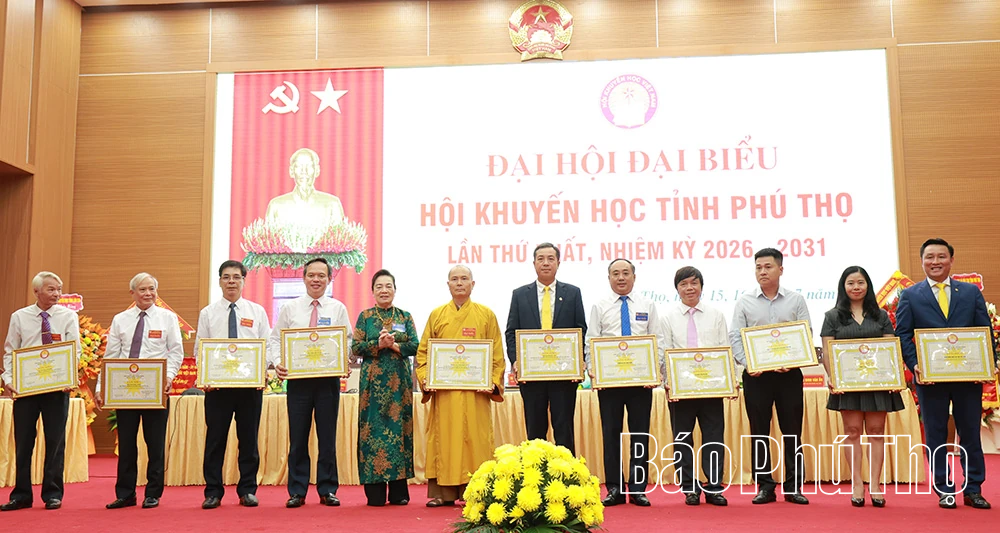Đại hội đại biểu Hội Khuyến học tỉnh Phú Thọ lần thứ I, nhiệm kỳ 2026 - 2031