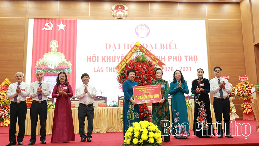 Đại hội đại biểu Hội Khuyến học tỉnh Phú Thọ lần thứ I, nhiệm kỳ 2026 - 2031